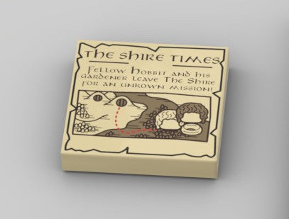 Lotr printed set
