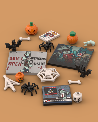 Marvel Halloween gedrucktes Paket